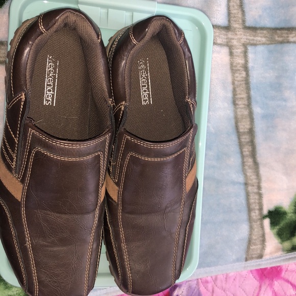 Man shoes. Size 9 ( Euro 42 ). Brown leather with some suede details. Great look - Picture 6 of 12